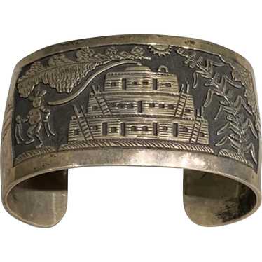 Sterling Silver Pictorial Bracelet - image 1