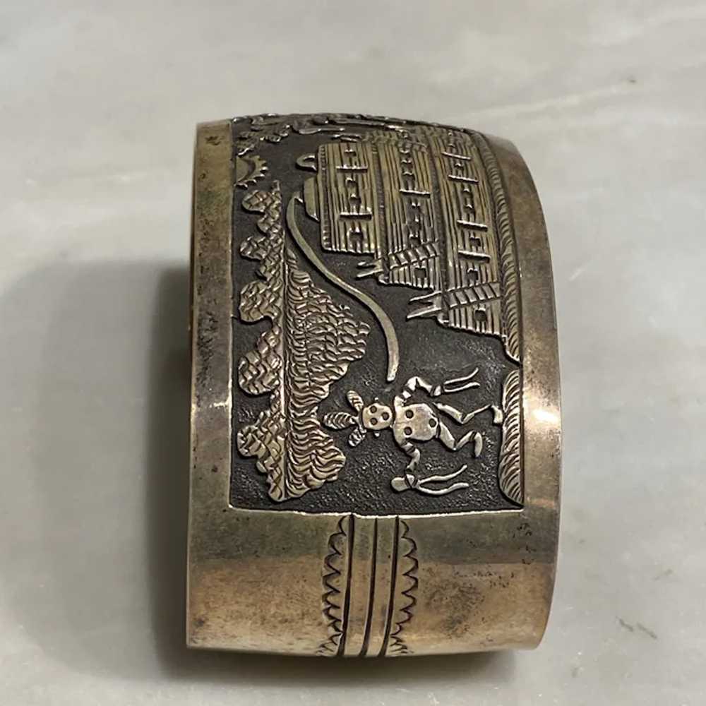 Sterling Silver Pictorial Bracelet - image 2