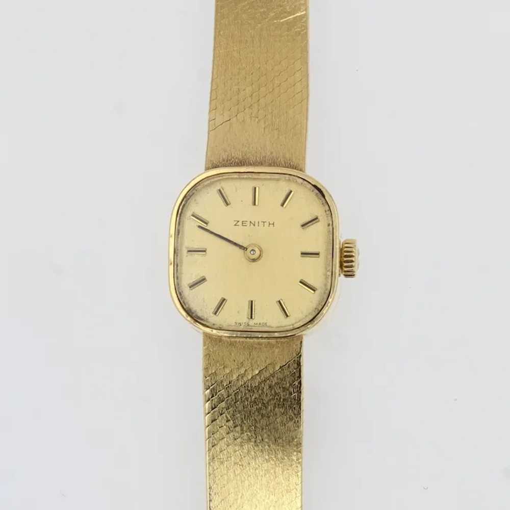 1960s 18 Karat Yellow Gold Zenith Lady's Watch - image 8