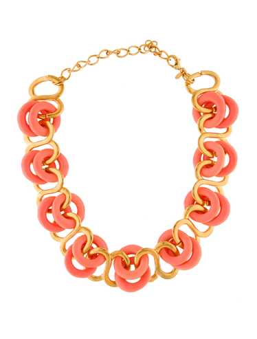 Kenneth Jay Lane Gold-Tone Metal & Resin - image 1