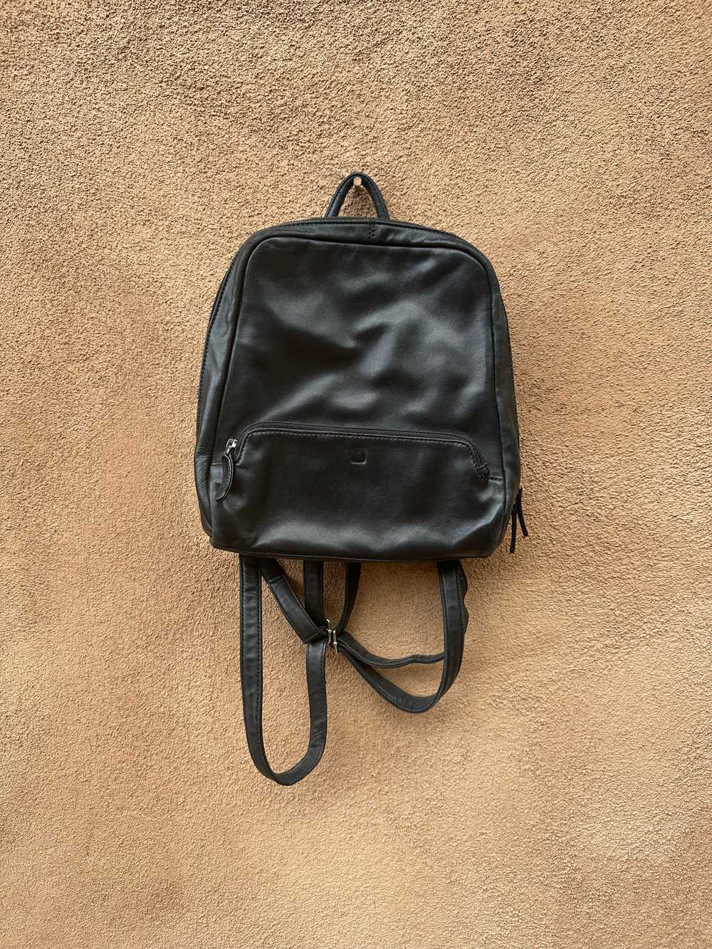 Wilsons Leather Black Leather Backpack - image 1