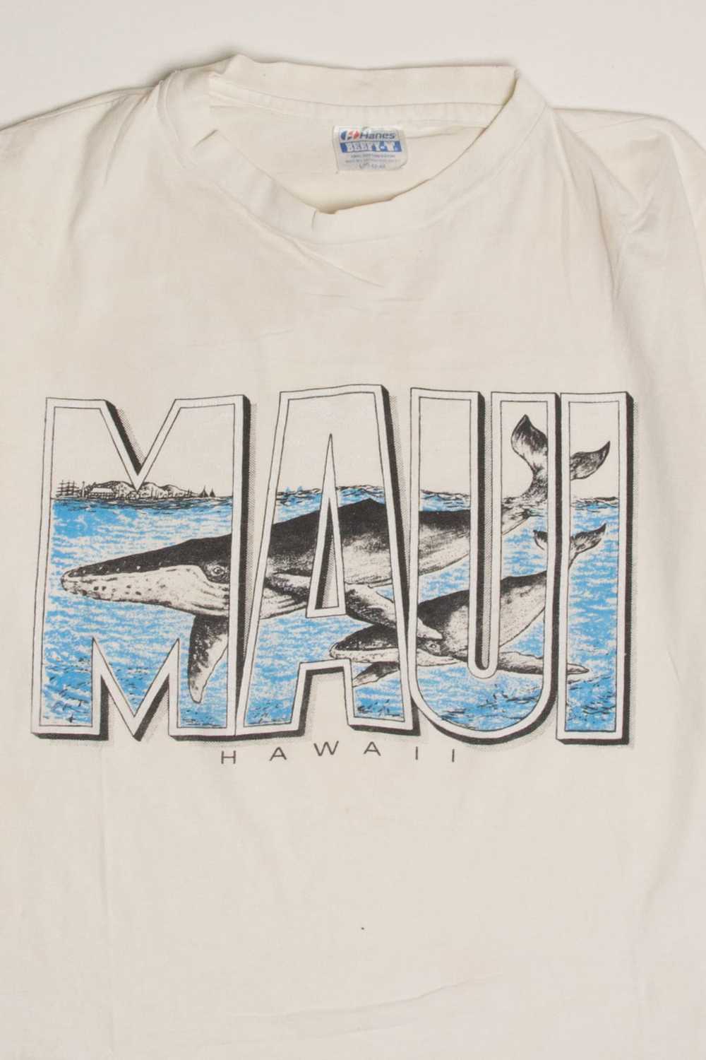 Vintage Maui Whale Watching T-Shirt (1990s) - image 1