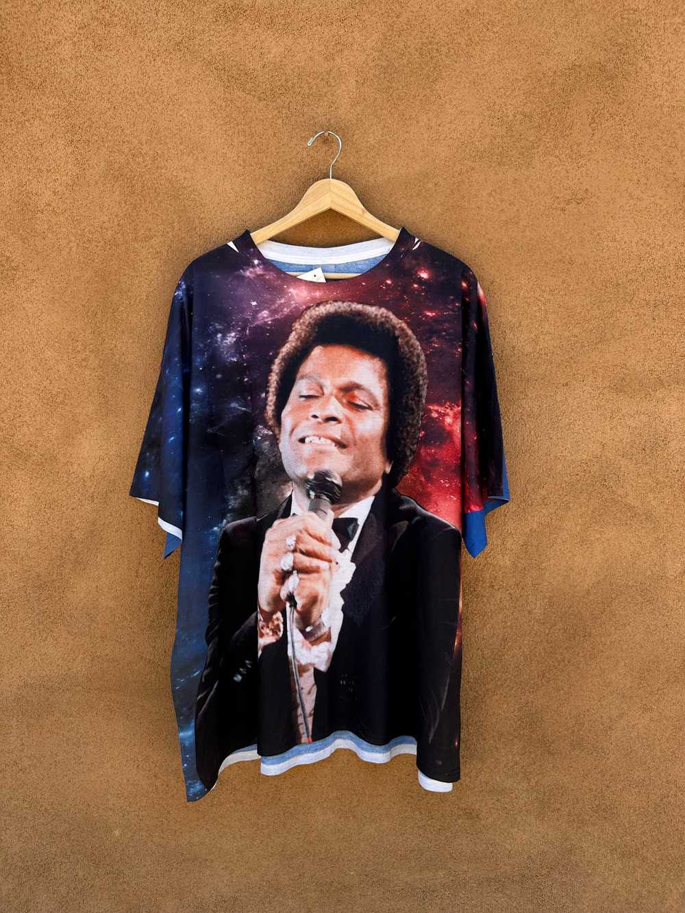 Charley Pride Large Front Print T-shirt - image 1