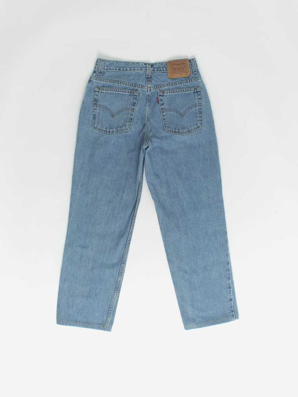 Vintage Levis 512 jeans 28 x 26 blue stonewash 90… - image 3