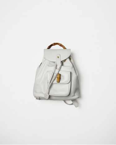 Ornaté Couture White Crocodile Leather Backpack