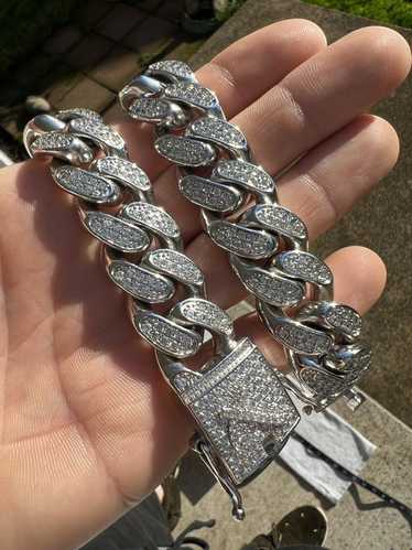Chain GLD Diamond Cuban Link Choker (19mm)
