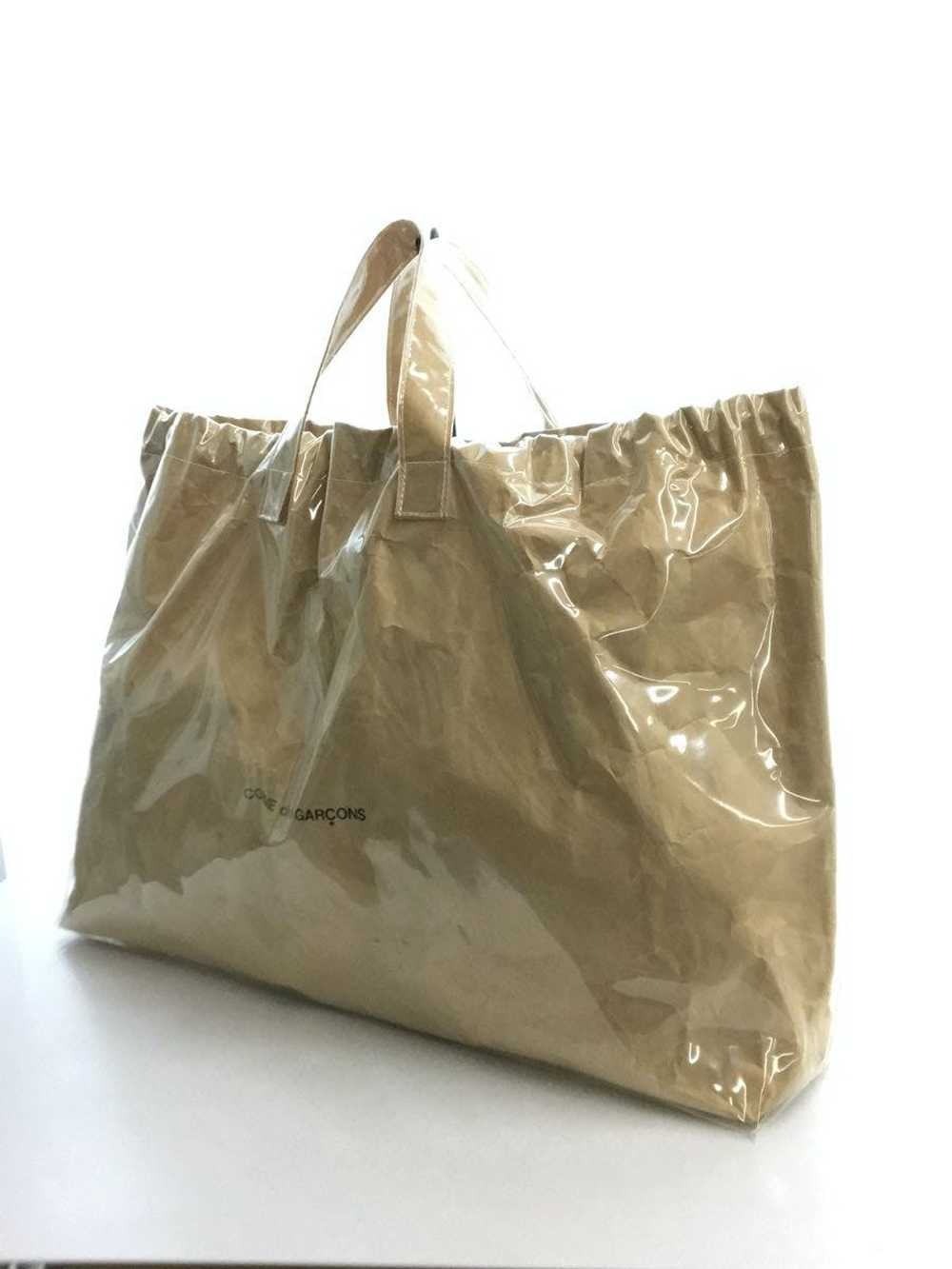 Comme des Garcons Bag Beige PVC Kraft Paper Tote … - image 2