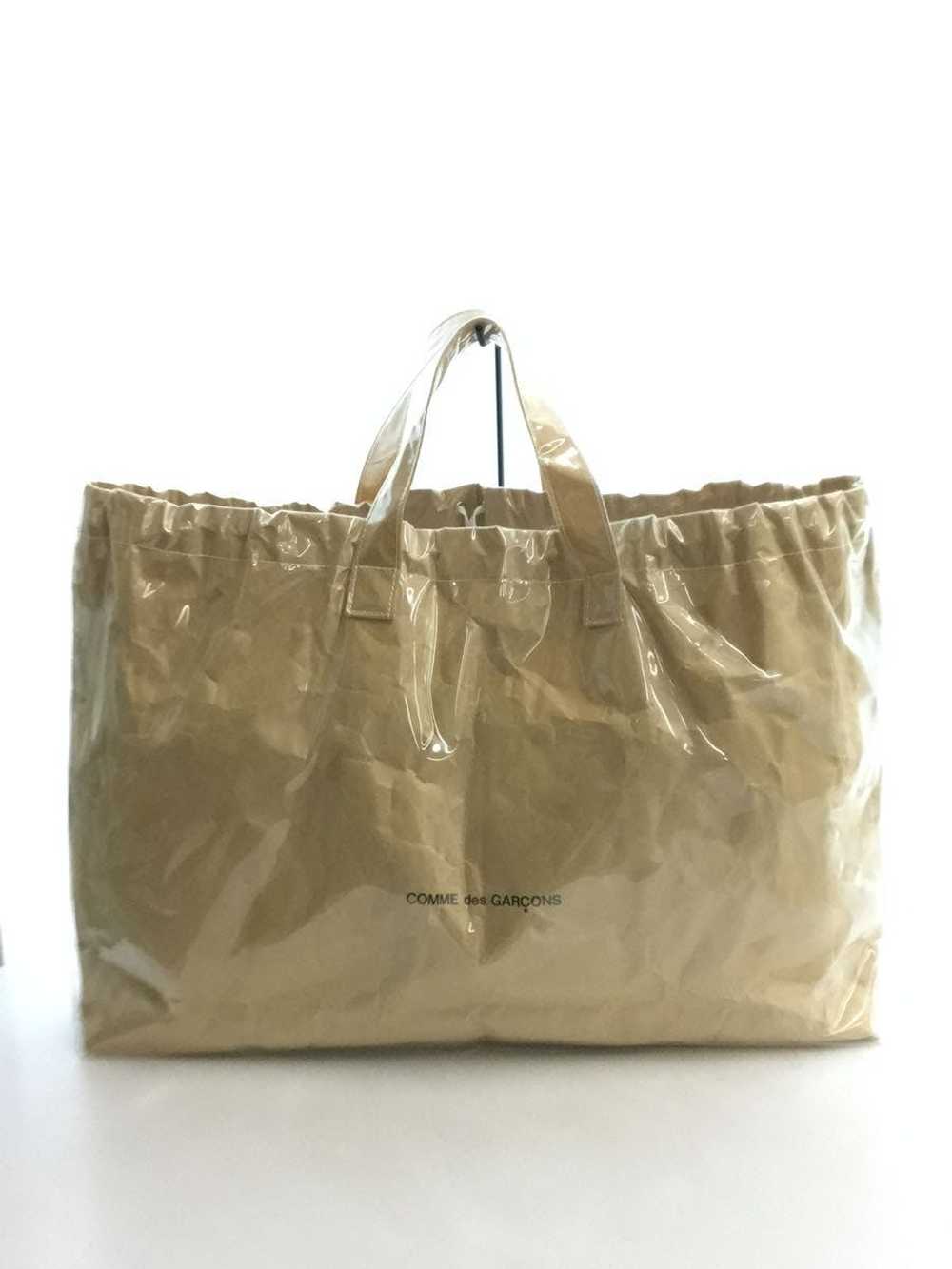 Comme des Garcons Bag Beige PVC Kraft Paper Tote … - image 3