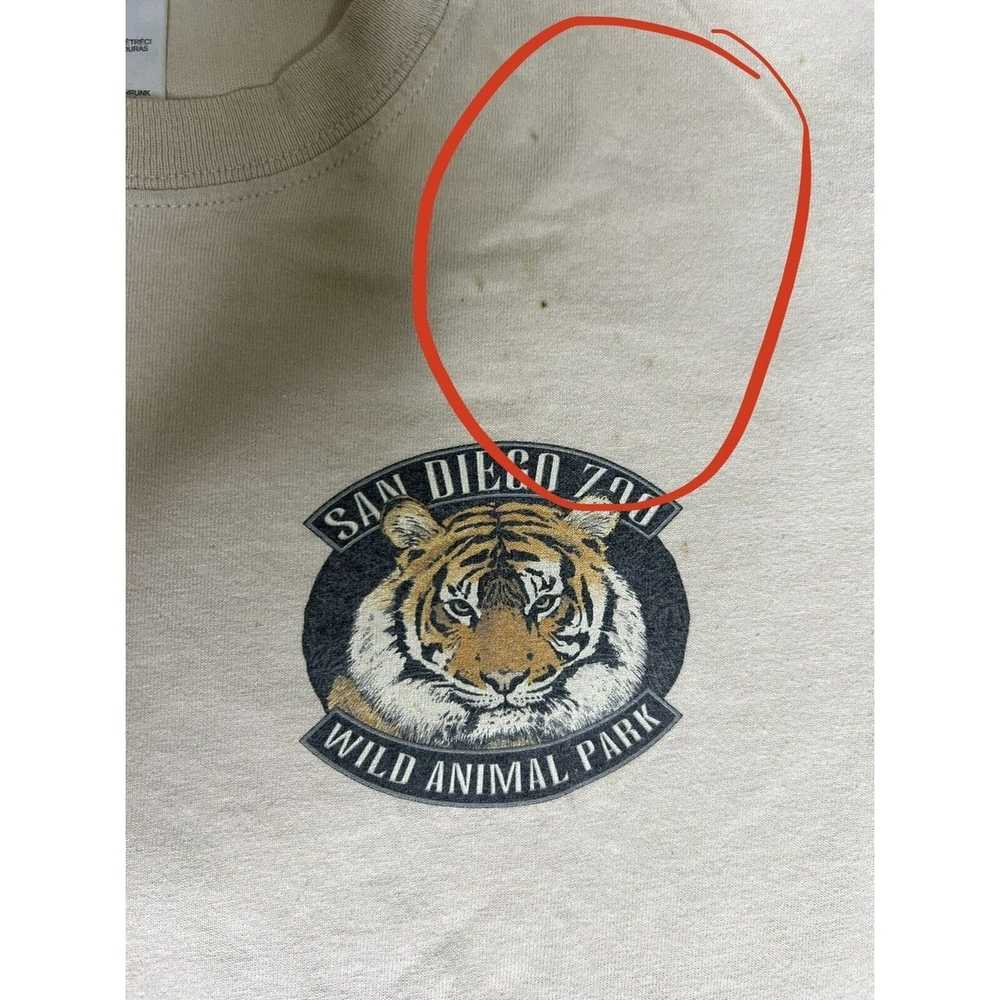 Gildan × Vintage Vintage San Diego Zoo T-Shirt Ti… - image 3