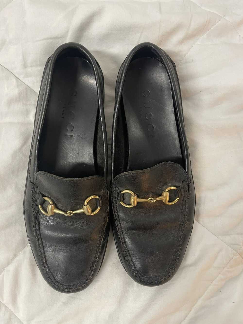 Gucci Gucci Leather Horsebit Loafer - image 2