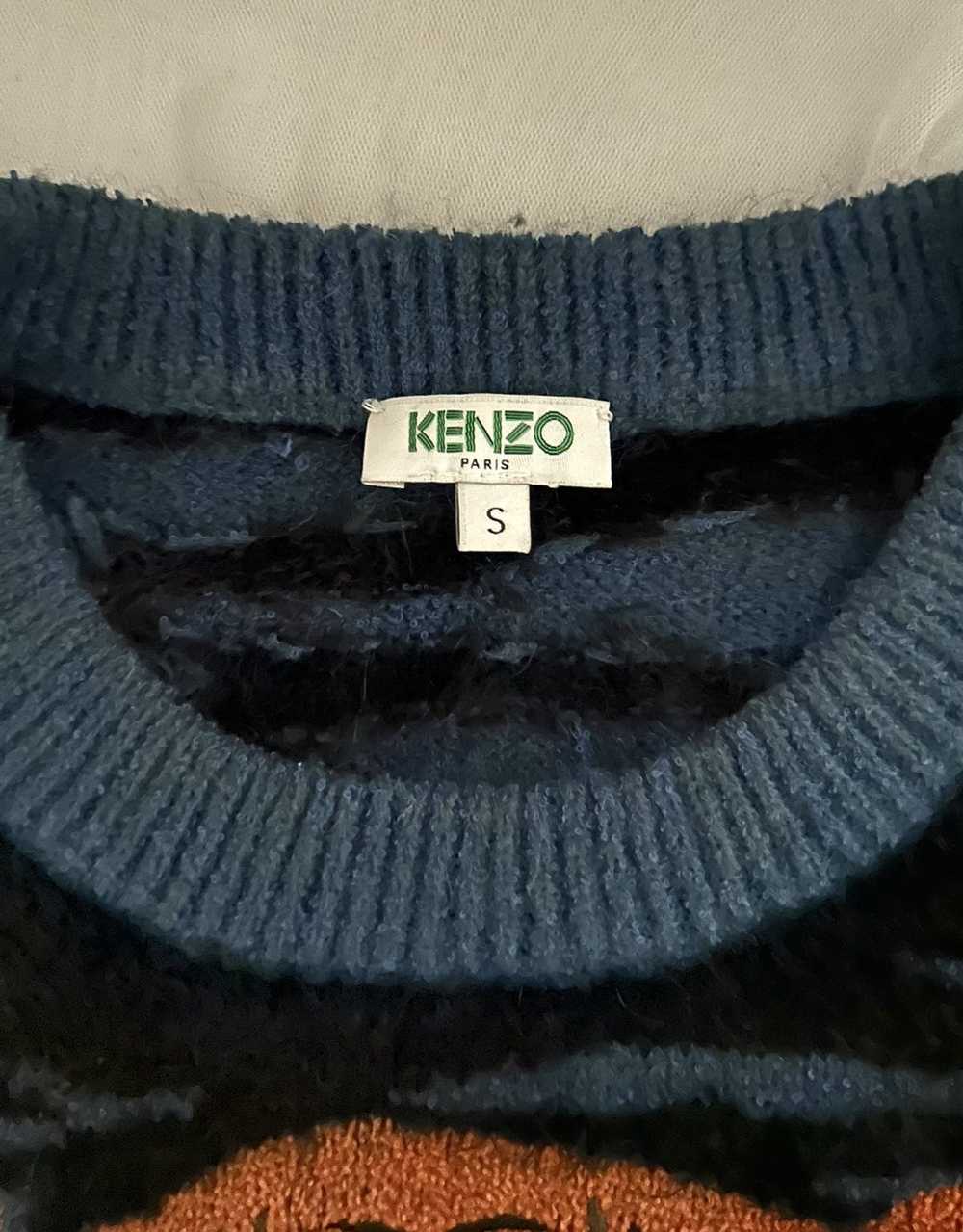 Kenzo Kenzo Tiger Sweater in Dark Teal - image 4