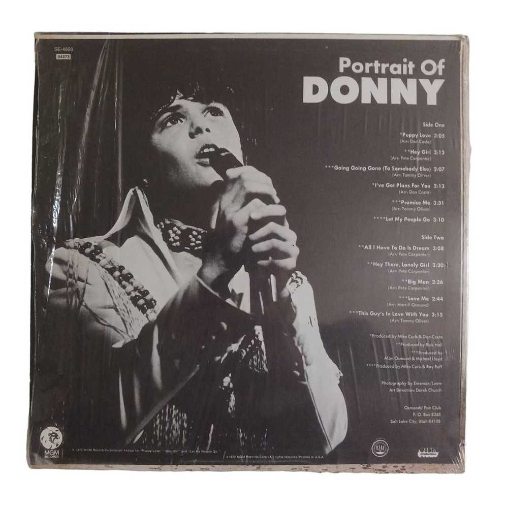 Vintage Donny Osmond A Portrait of EX Vinyl LP in… - image 2