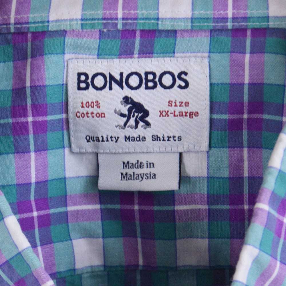 Bonobos Bonobos Mens Shirt XXL Purple Green White… - image 8