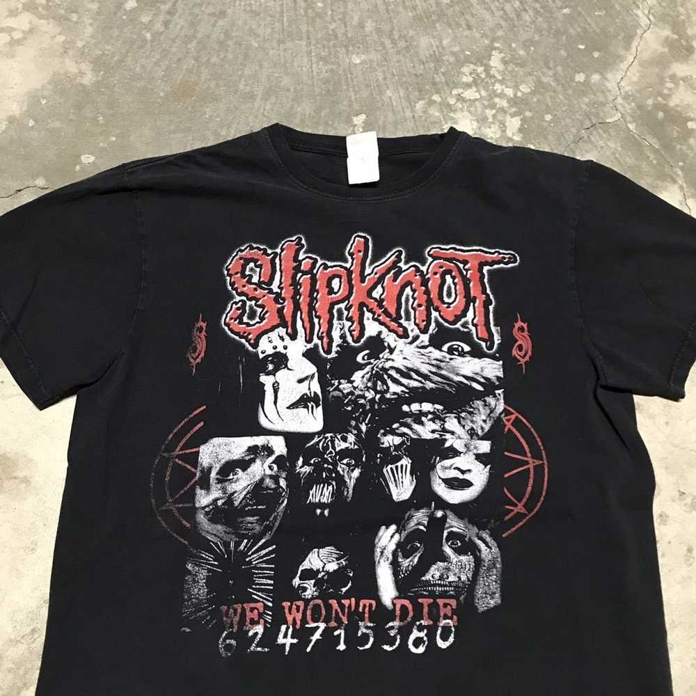 Band Tees × Slipknot × Vintage Vintage 2000’s Sli… - image 2