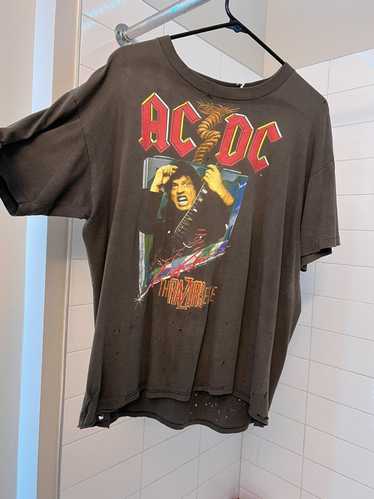 STONEANDDAGGER Vintage AC/DC Baseball Shirt