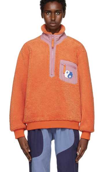 Brain Dead brain dead unisex orange paneled zip sw