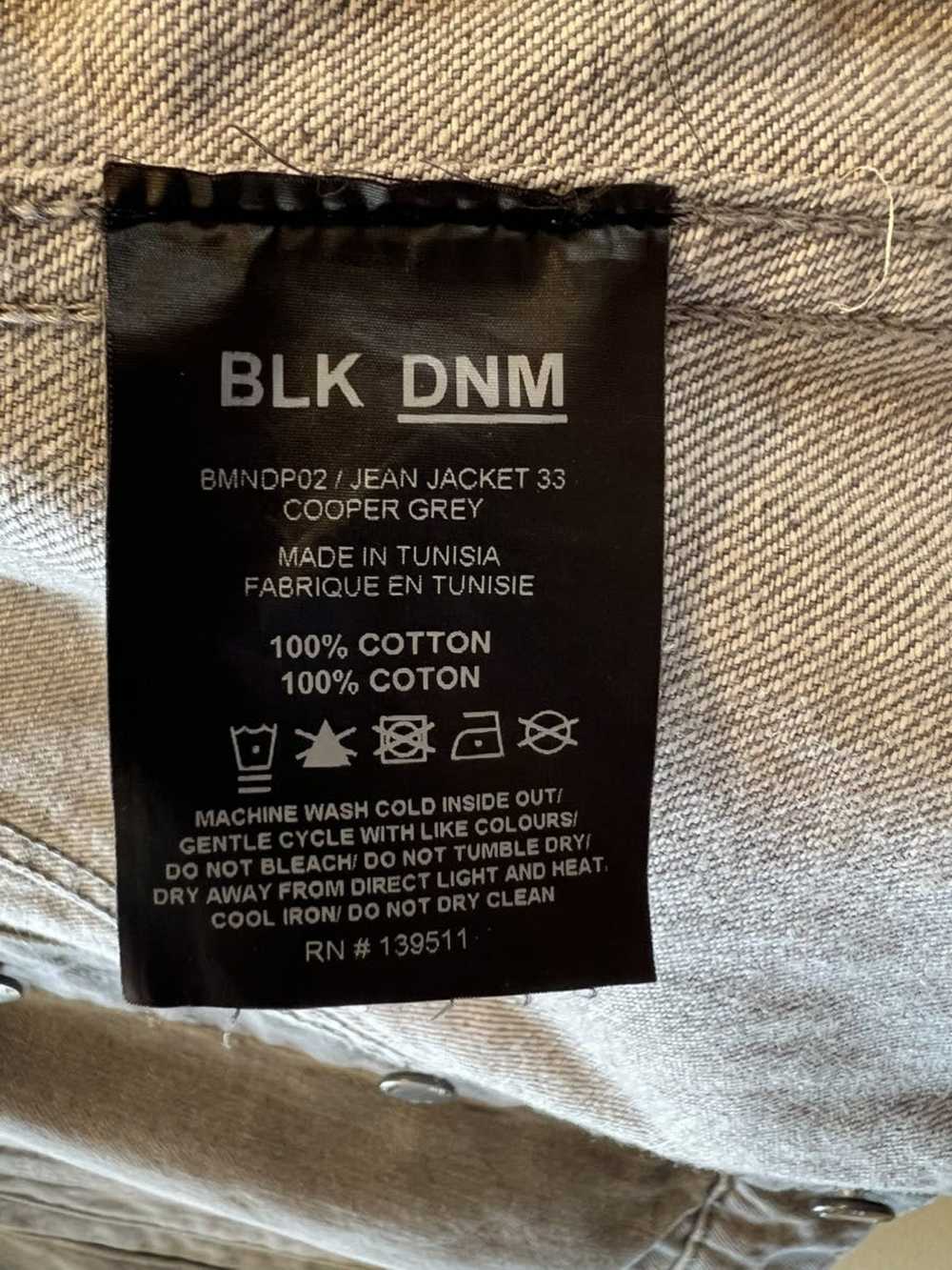 Blk Dnm Distressed Grey Denim Jacket - image 5