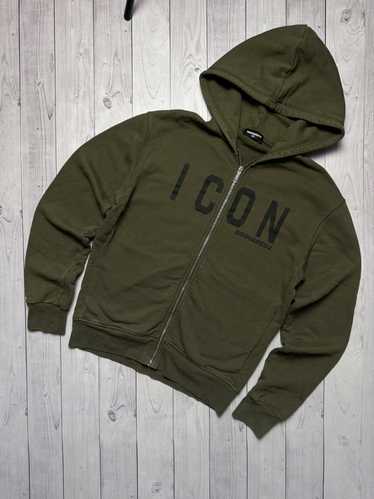 Dsquared2 × Vintage Dsquared ICON zip hoodie big l