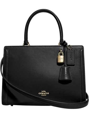 Coach COACH Women's Black Zoe Carryall In Signatur