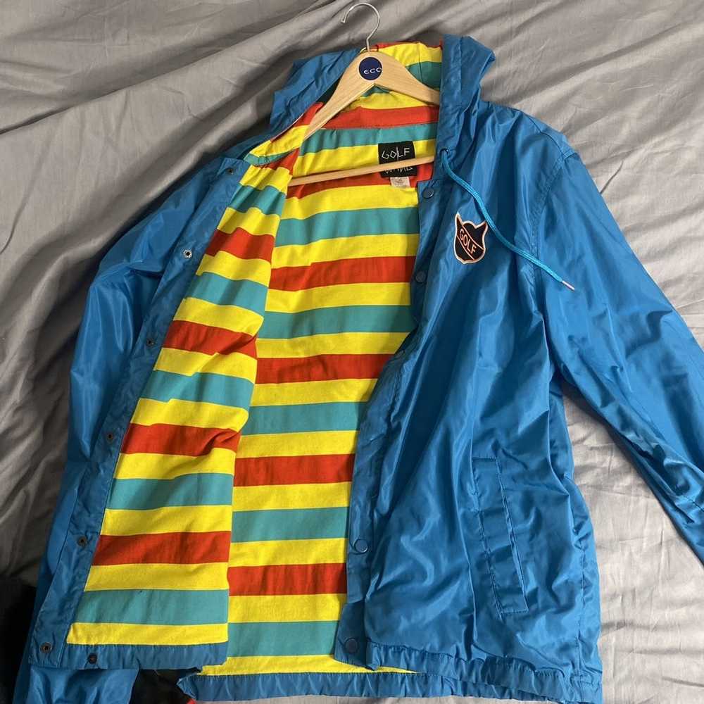 Golf Wang × Odd Future Blue Golfwang Cat jacket - image 2