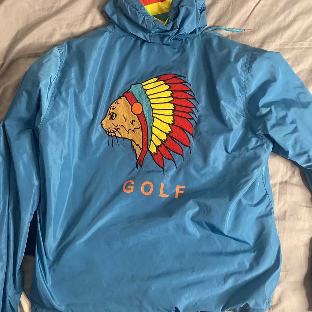 Golf Wang × Odd Future Blue Golfwang Cat jacket - image 4