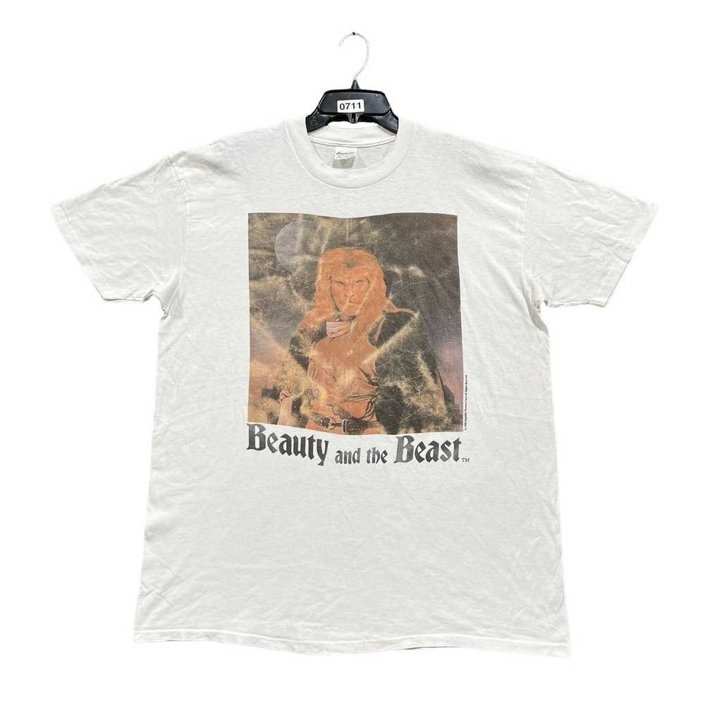 Vintage Vintage 1988 beauty and the beast T-Shirt… - image 1