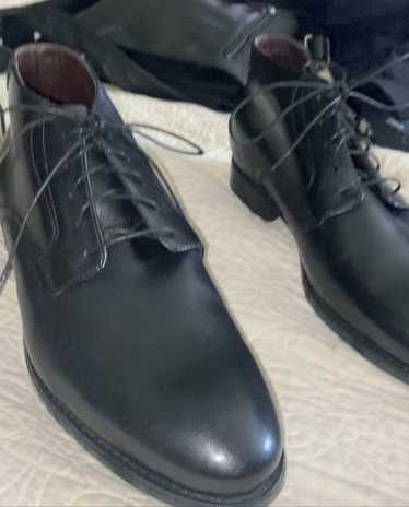 Johnston & Murphy Black leather shoes