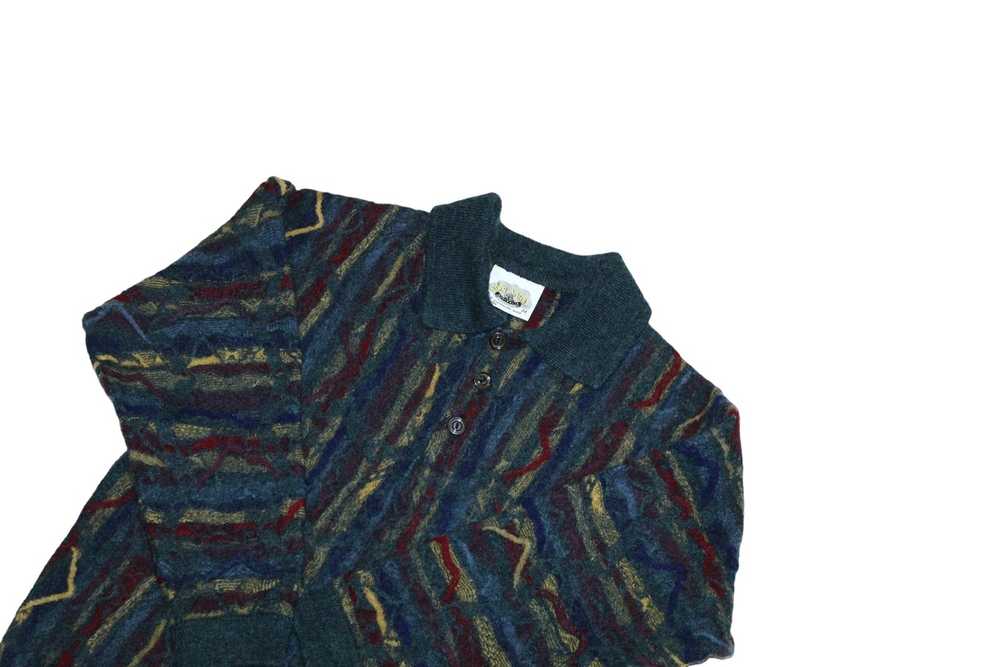 Coloured Cable Knit Sweater × Coogi × Vintage AKL… - image 4