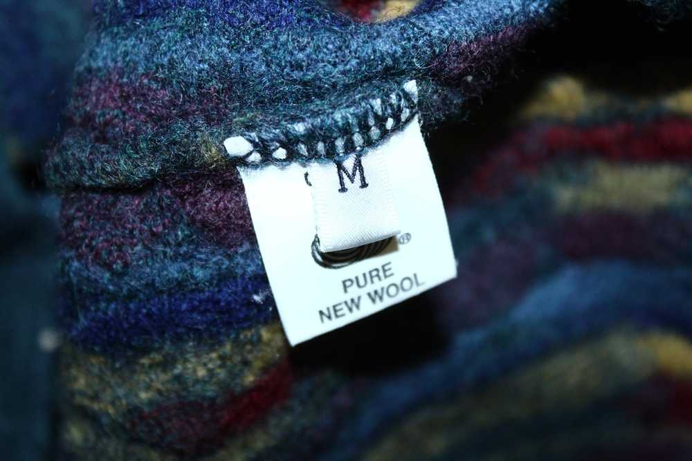 Coloured Cable Knit Sweater × Coogi × Vintage AKL… - image 7
