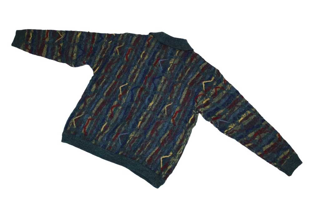 Coloured Cable Knit Sweater × Coogi × Vintage AKL… - image 9