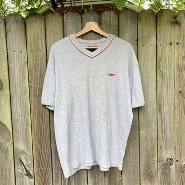 Guess × Vintage Vintage Guess Ribbed V-Neck Tee - image 1