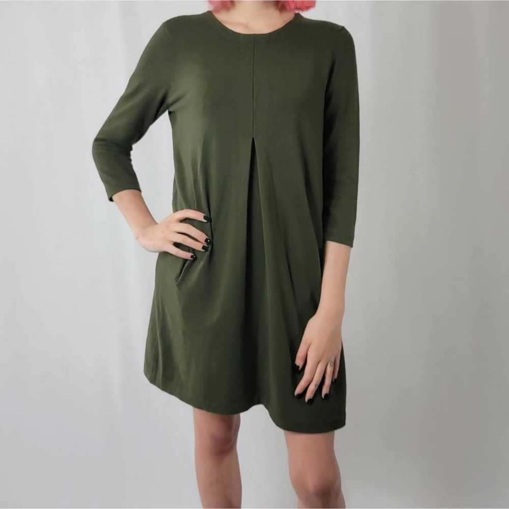 Anthropologie Tyler Boe Cashmere Olive Green Swea… - image 5