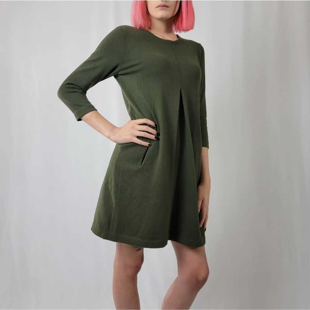 Anthropologie Tyler Boe Cashmere Olive Green Swea… - image 6