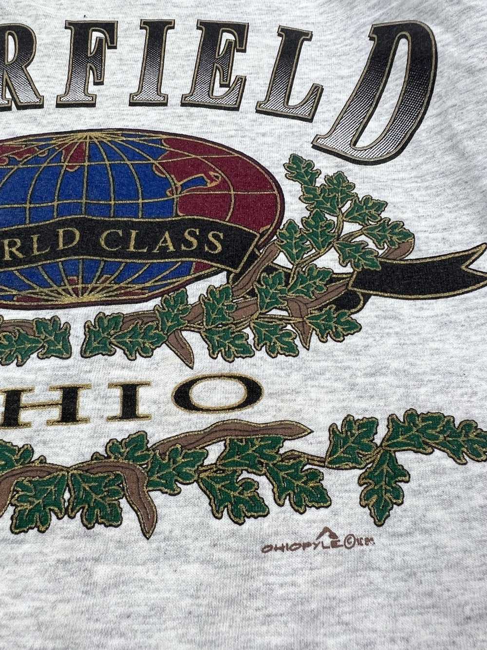 Vintage Fairfield Ohio World Class 90s Shirt Grey… - image 10