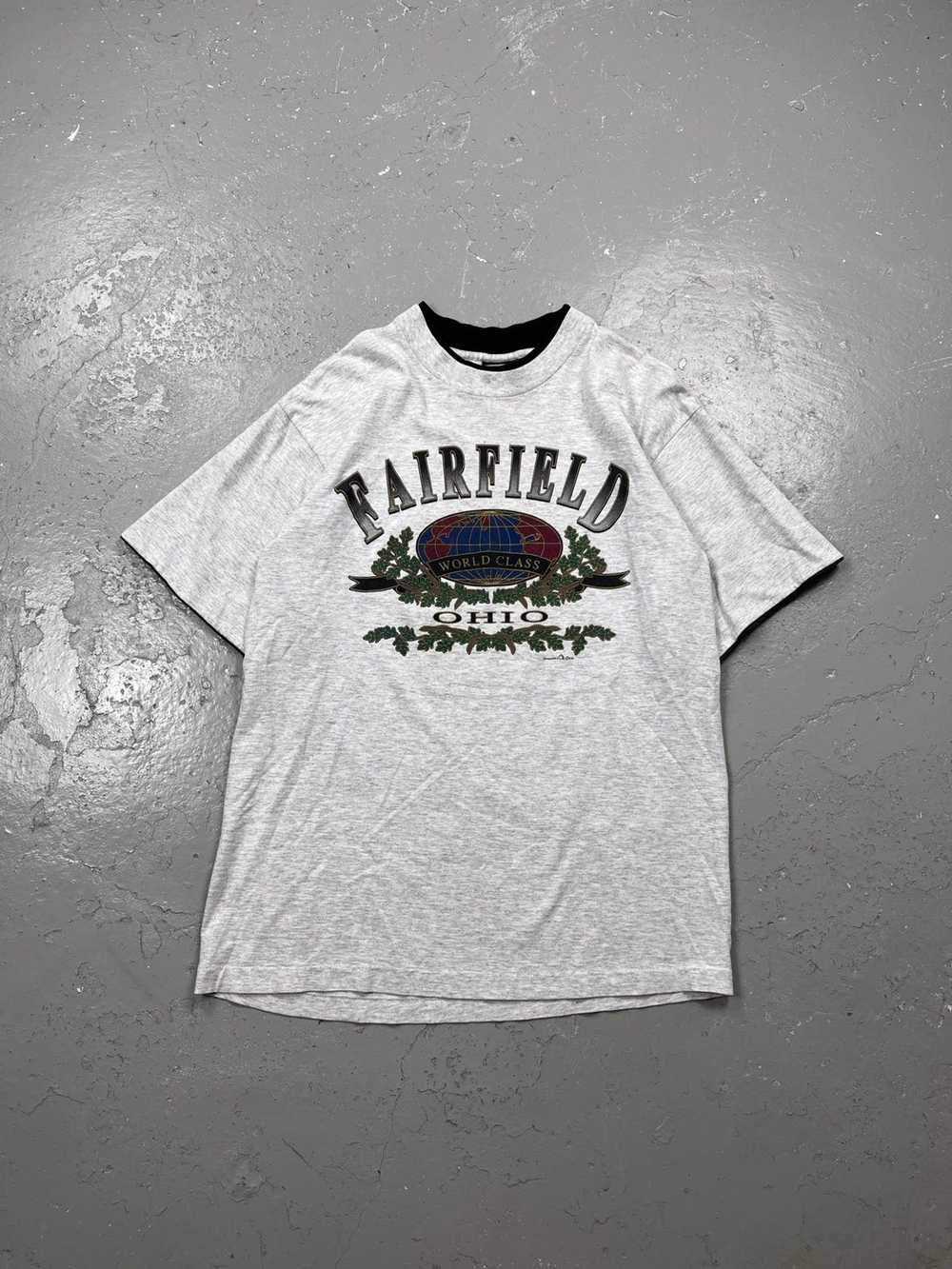 Vintage Fairfield Ohio World Class 90s Shirt Grey… - image 1