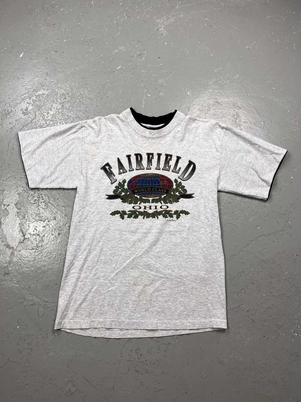 Vintage Fairfield Ohio World Class 90s Shirt Grey… - image 2