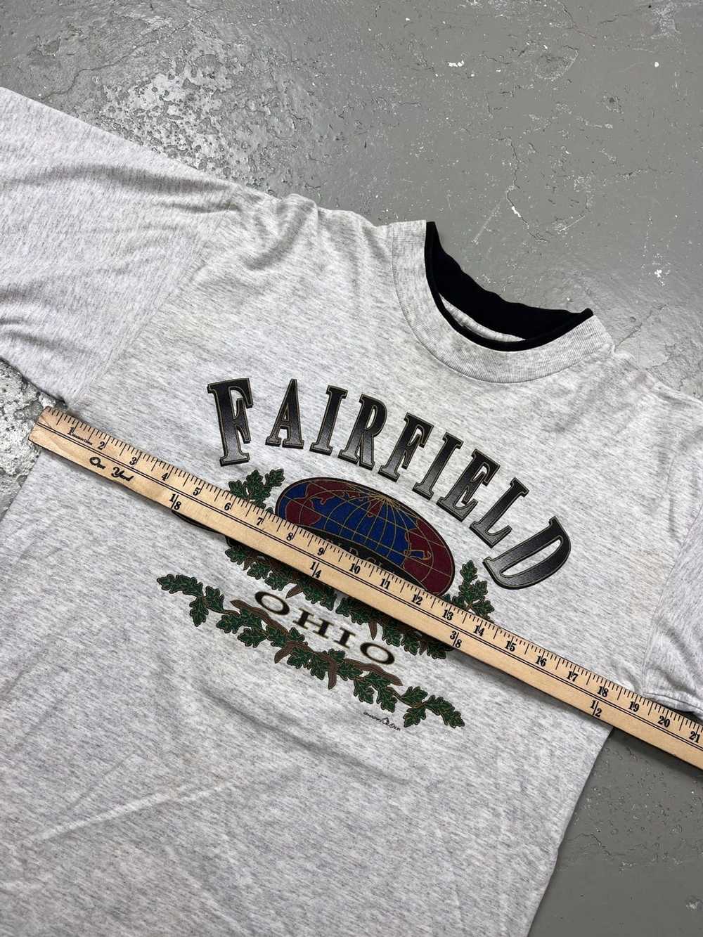 Vintage Fairfield Ohio World Class 90s Shirt Grey… - image 5