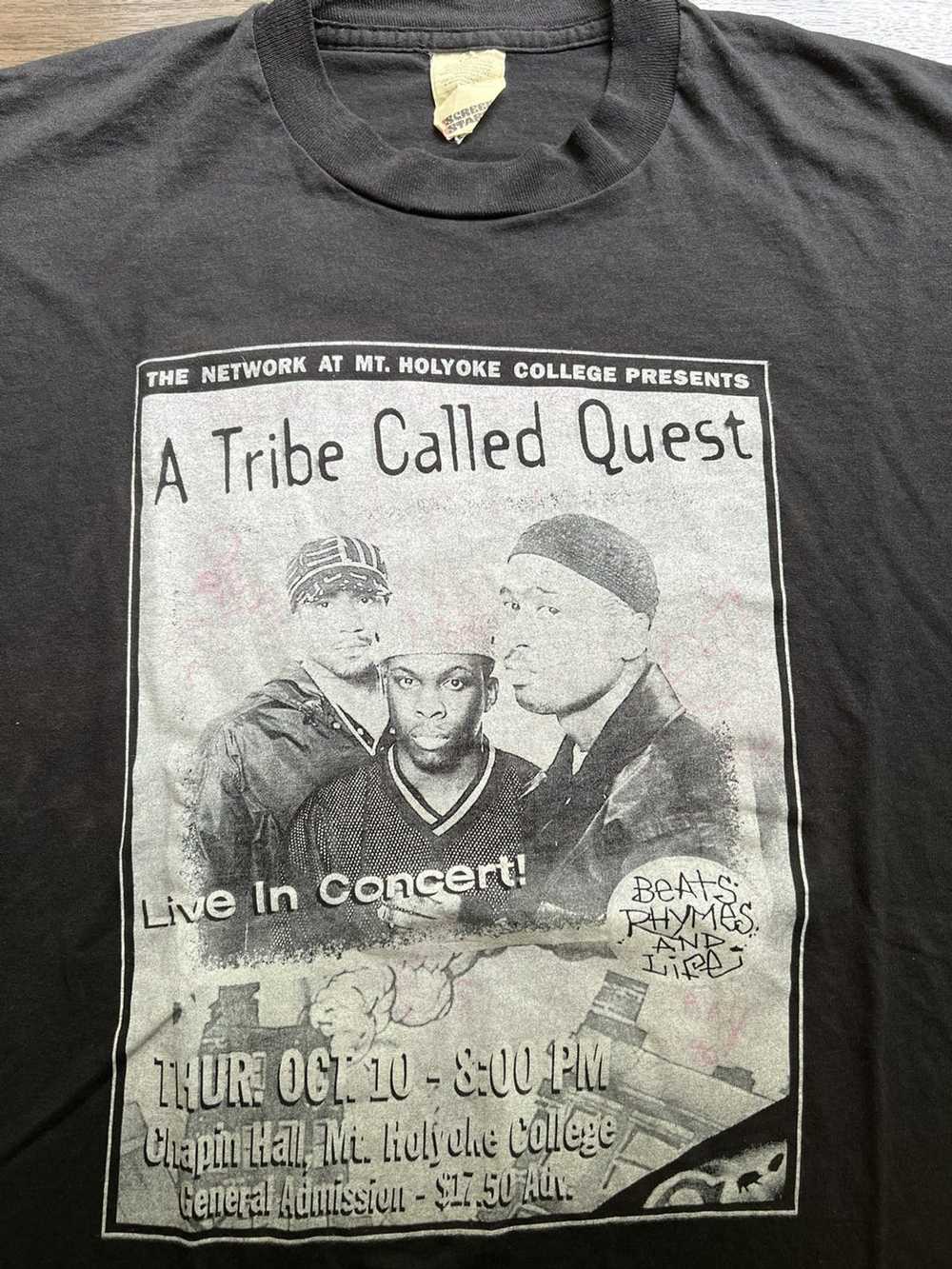 Vintage Very RARE Tribe Called Quest Staff Tee (L… - image 7