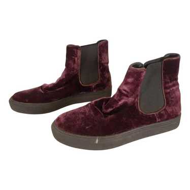 All Saints Velvet boots