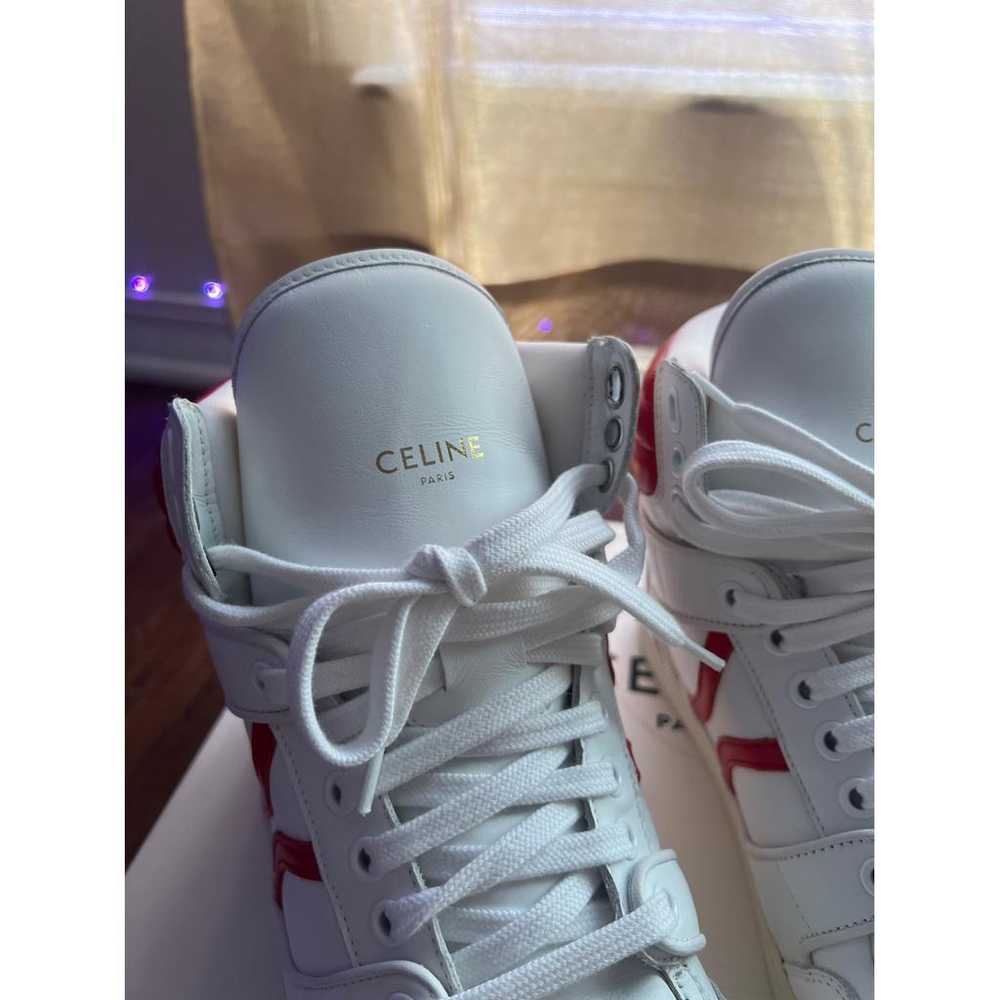Celine Leather high trainers - image 4