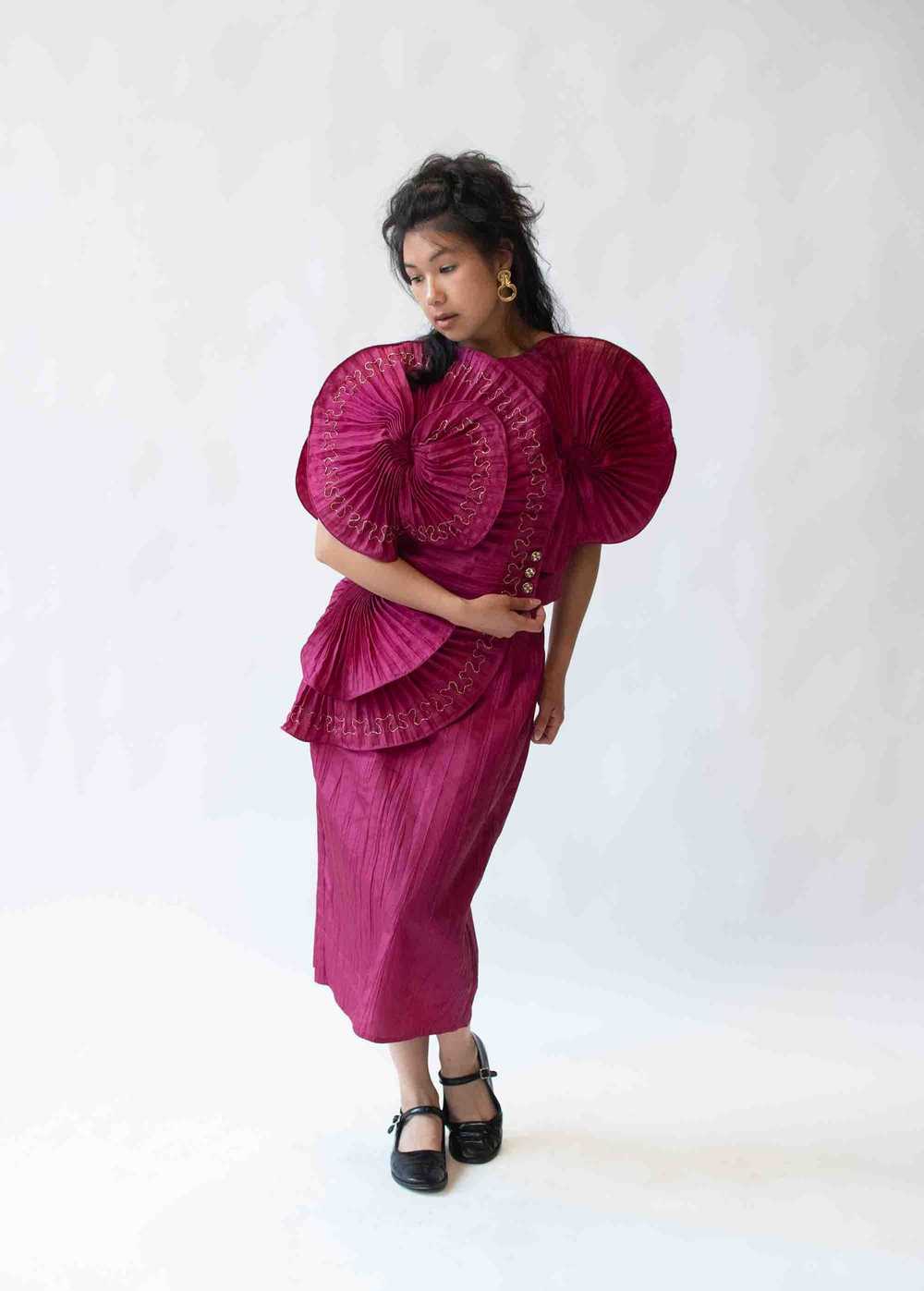 1980s Pleated Set | BB Collections - image 2