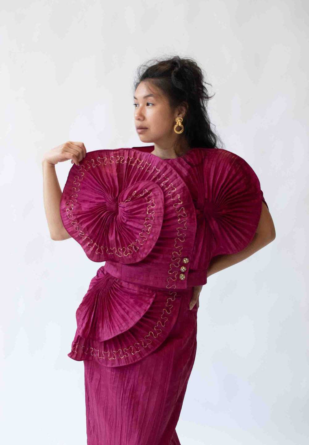 1980s Pleated Set | BB Collections - image 4