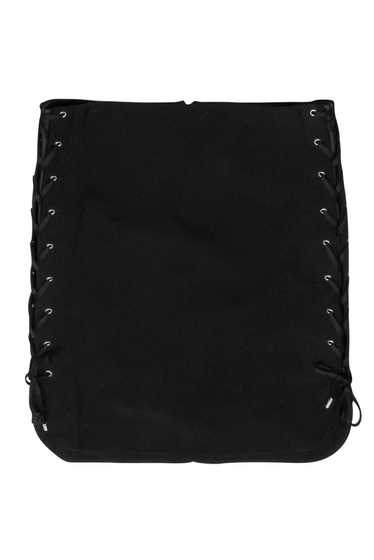 Gucci - Black Mini Skirt w/ Lace Up Side Details S