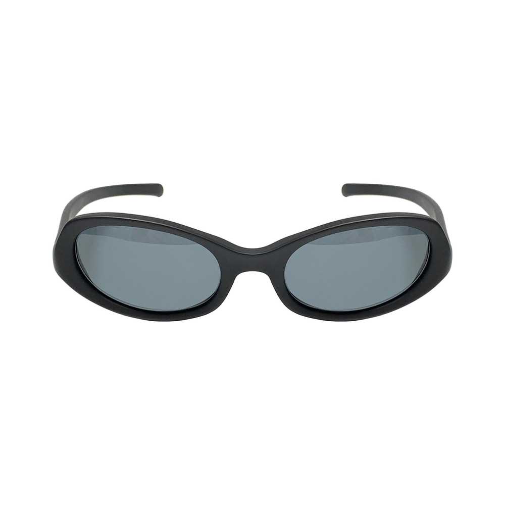 Prada Frosted Angled Sunglasses (Black) - image 1