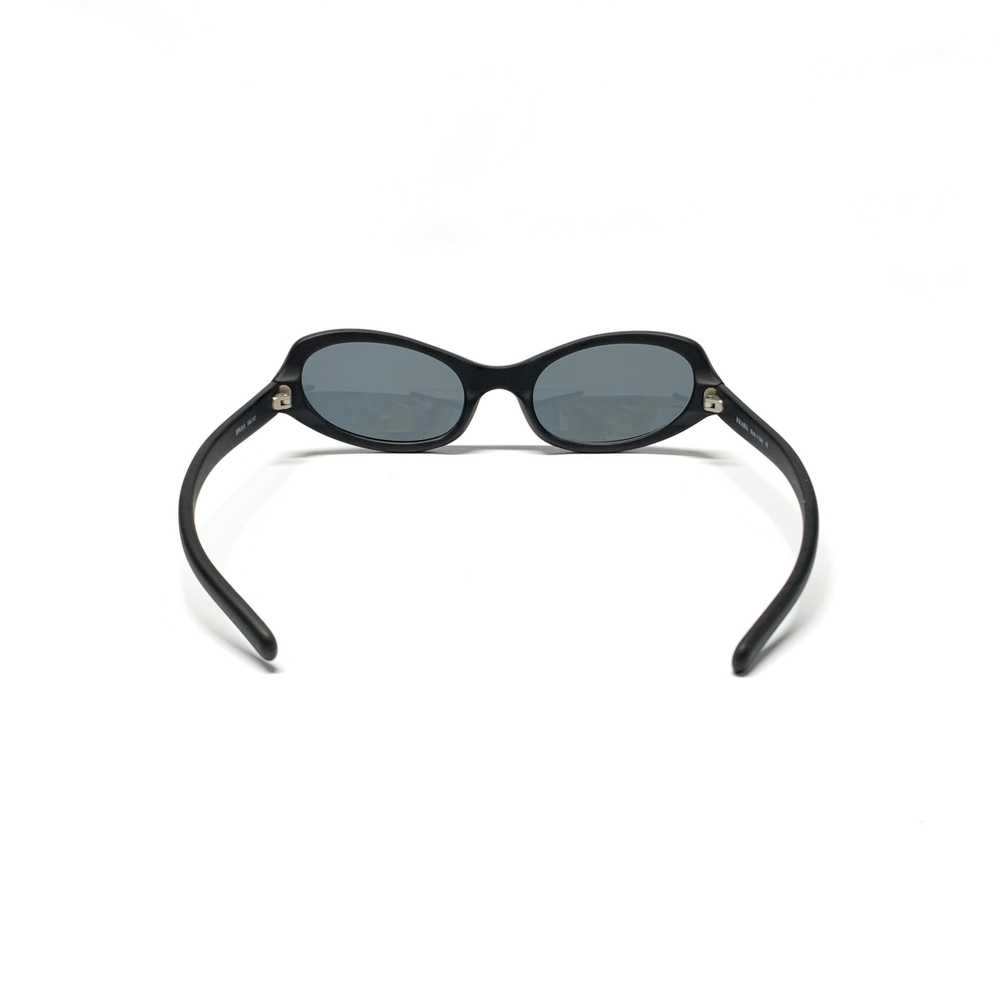 Prada Frosted Angled Sunglasses (Black) - image 5