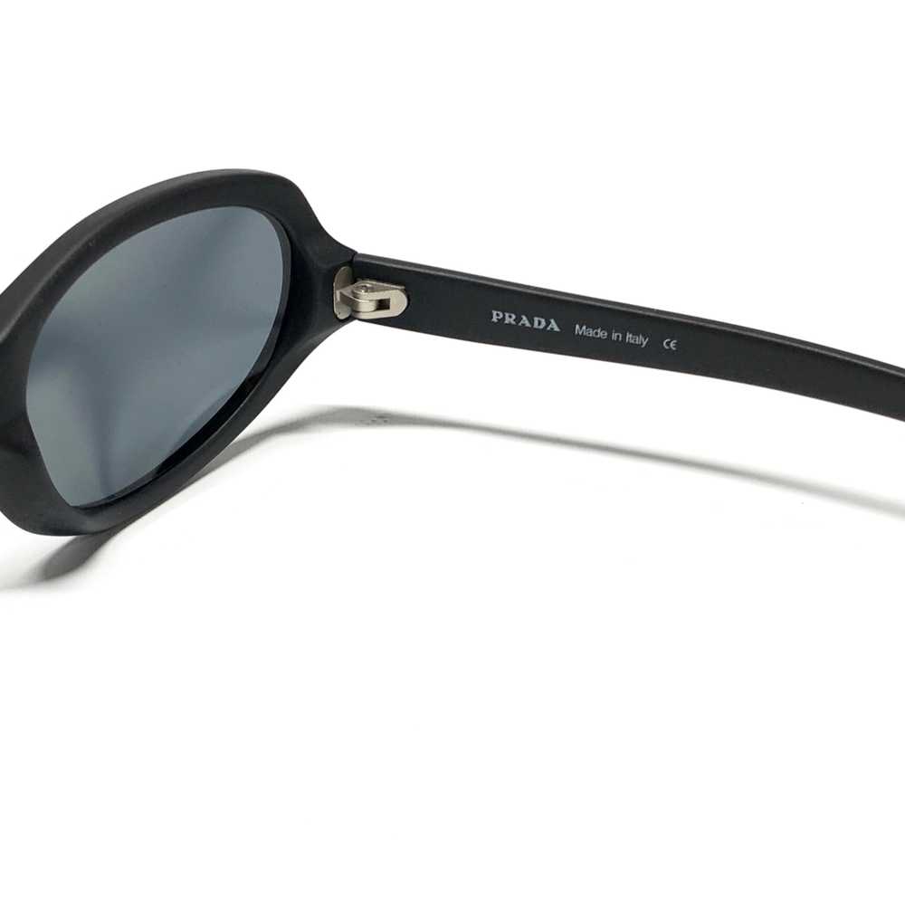 Prada Frosted Angled Sunglasses (Black) - image 7
