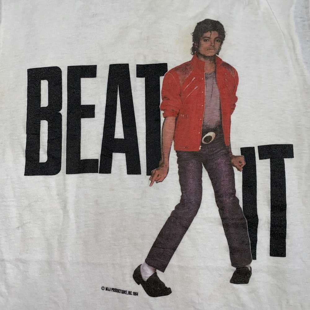 Michael Jackson × Rap Tees × Vintage VINTAGE 80S … - image 4