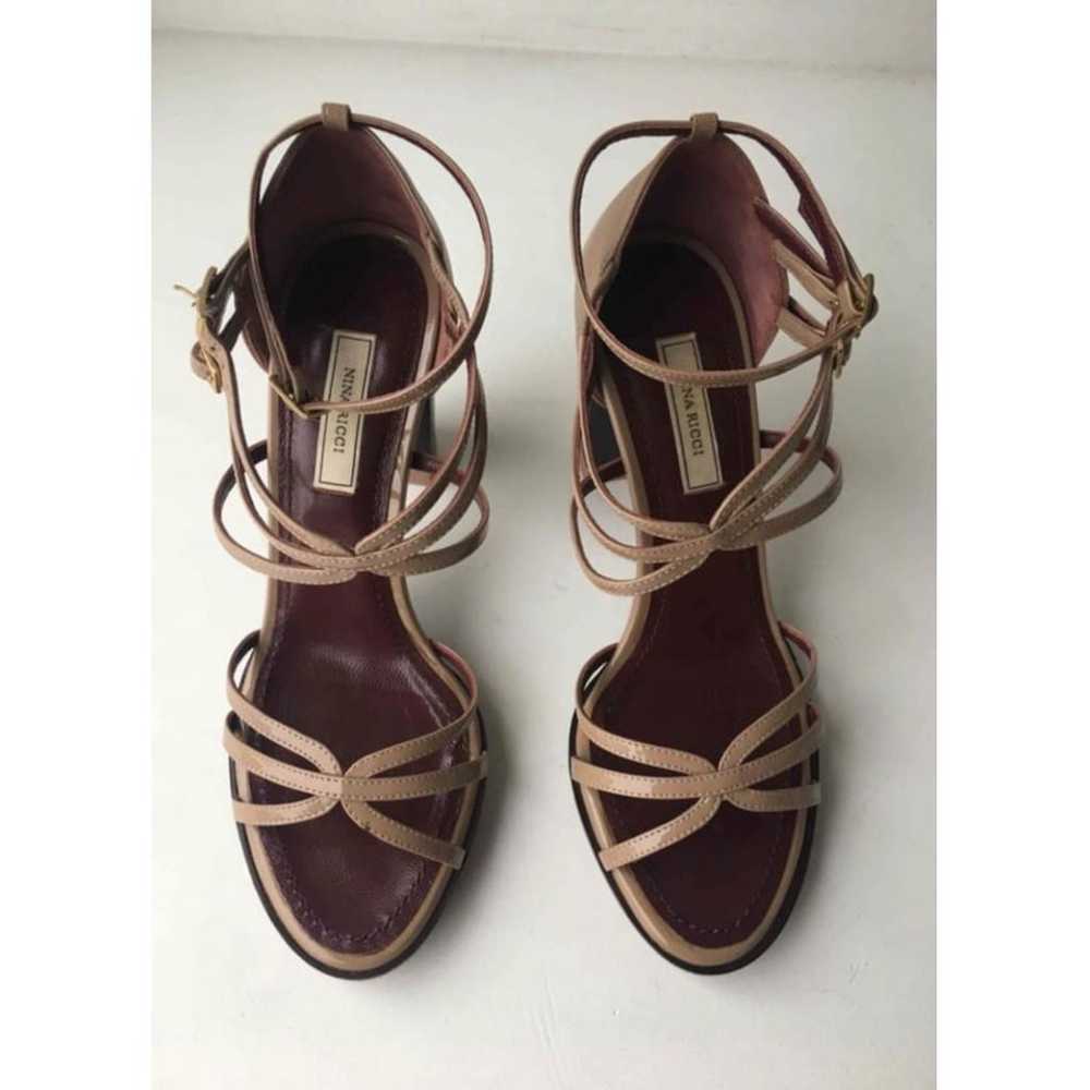 Nina Ricci Leather sandal - image 2