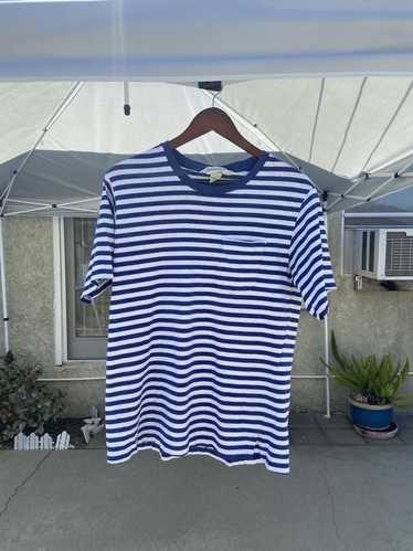 St. Johns Bay Blue and White Stripped T-Shirt