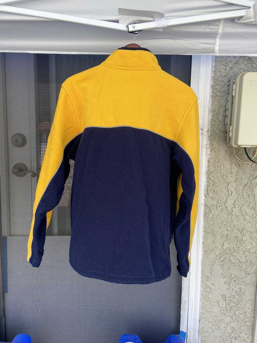 Old Navy Navy and Yellow Old Navy Fleece Quarter … - image 2
